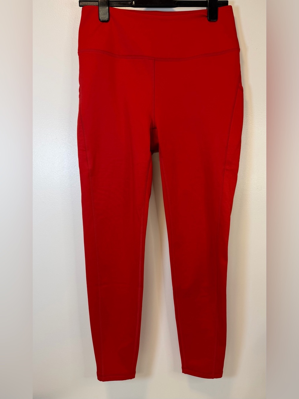 Spyder Active Red Athletic Leggings High Rise four way stretch Women’s Large